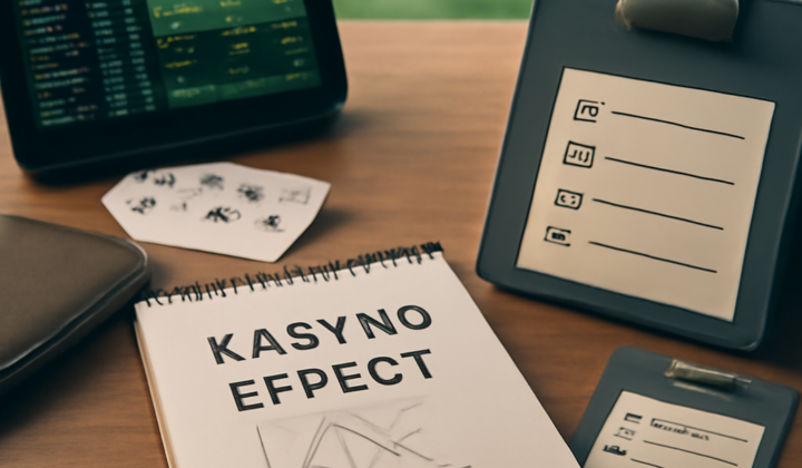 Kasyno Effect: What It Means and How to Read It — editorial illustration for Bias Lab